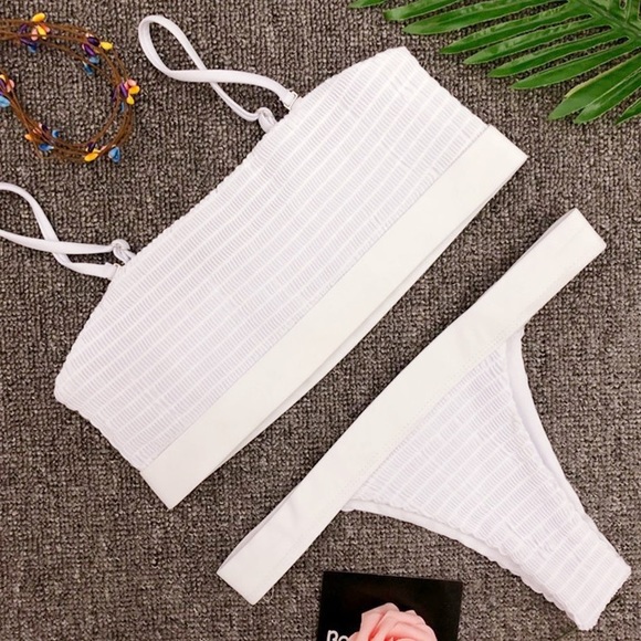 'Lenka' Bikini Set - White - Picture 7 of 7